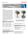 ST 3000 Smart Transmitter Series 900 Gauge Pressure Models