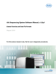 454 Sequencing System Software Manual, v 2.5p1 General