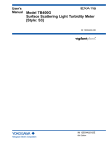 Model TB400G Surface Scattering Light Turbidity Meter