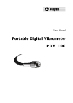 Portable Digital Vibrometer PDV 100