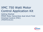 XMC 750 Watt Motor Control Application Kit