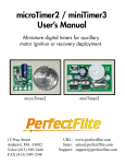 microTimer2 / miniTimer3 User`s Manual