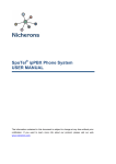 SpoTel ipPBX Phone System USER MANUAL