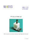 ME-110 Unicoder Product Manual