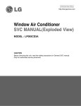 Window Air Conditioner SVC MANUAL(Exploded View)