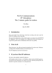 ProVu Communications IP Videophone The 2 minute guide for techies