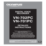 VN-702PC Detailed Instructions