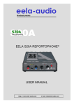 Manual S20A - Eela Audio