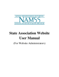 State Association Website User Manual