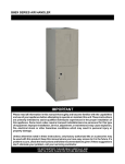 B6BX air handler