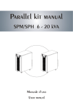 User Manual – Parallel Operation