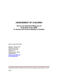 ASSESSMENT OF CHILDREN