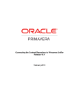 Connecting the Content Repository to Primavera Unifier