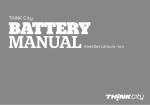 THINK City BATTERY MANUAL