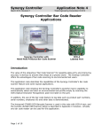 Synergy Controller AppNote 4