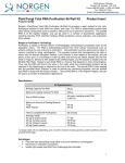 Plant-Fungi Total RNA Purification Kit_Protocol 96