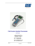 F100 Precision Handheld Thermometer