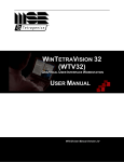 Online User Manual for the WinTetraVision (WTV)