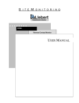 USER MANUAL - Emerson Network Power