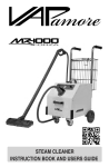 Vapamore Forza Commercial Steam Cleaner Owner`s Manual