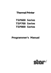 Programmer`s Manual TSP600/700/800 Series