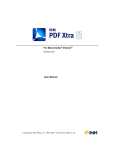 PDF Xtra User Manual - Integration New Media