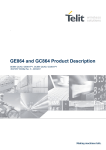 GE864 and GC864 Product Description
