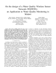 an Application to Water Quality Monitoring in Malawi