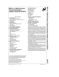 MPA Multi-Protocol Terminal Emulation Adapter Using the DP8344