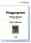 FingerPrint 4Relay Module Manual