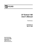 CF Extend 180 User`s Manual