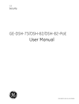 GE-DSH-73/DSH-82 and DSH-82-PoE User Manual