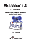 VisioVoice Manual - Origin Instruments
