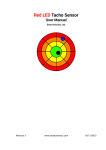 Red LED Tacho Sensor User Manual