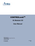 CONTROLweb 3u Modular I/O User Manual