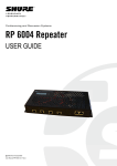 User Manual RP 6004 rev F