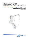 OptiworxTM HWX - West1 CATV Supplies