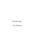 BLUES 2000 User Manual