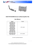 HAKIT Series Certified Amplifier Kit User Manual - L