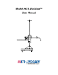 Model 2175 MiniMast™ User Manual - ETS