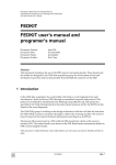 FEDKIT FEDKIT user`s manual and programer`s manual