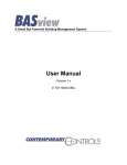 User Manual - Contemporary Controls