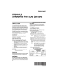 62-0210—07 - P7640A,B Differential Pressure Sensors