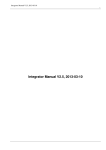 Integrator Manual V2.5, 2013-03-10