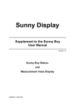 SMA Sunny boy SB Series Display