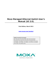 Moxa Managed Ethernet Switch User`s Manual (UI 2.0)