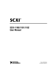 SCXI-1190/1191/1192 User Manual
