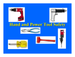 Hand and Power Tool Safety