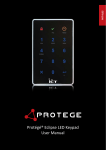 Protégé® Eclipse LED Keypad User Manual