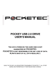 POCKEY USB 2.0 DRIVE USER`S MANUAL